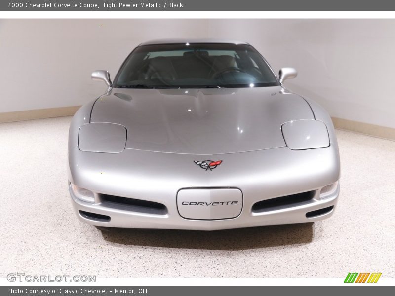 Light Pewter Metallic / Black 2000 Chevrolet Corvette Coupe