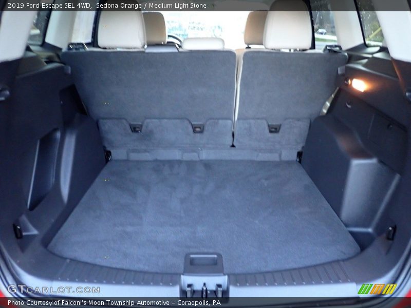 Sedona Orange / Medium Light Stone 2019 Ford Escape SEL 4WD