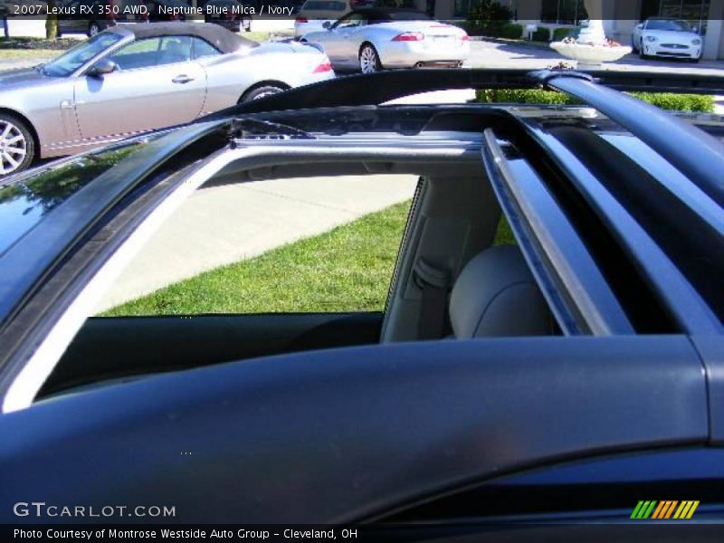 Neptune Blue Mica / Ivory 2007 Lexus RX 350 AWD