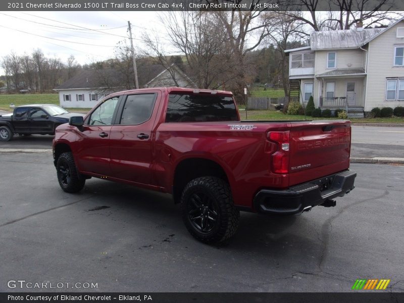Cherry Red Tintcoat / Jet Black 2021 Chevrolet Silverado 1500 LT Trail Boss Crew Cab 4x4