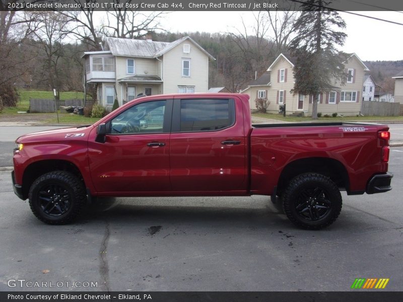 Cherry Red Tintcoat / Jet Black 2021 Chevrolet Silverado 1500 LT Trail Boss Crew Cab 4x4