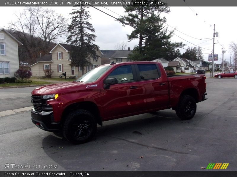 Cherry Red Tintcoat / Jet Black 2021 Chevrolet Silverado 1500 LT Trail Boss Crew Cab 4x4