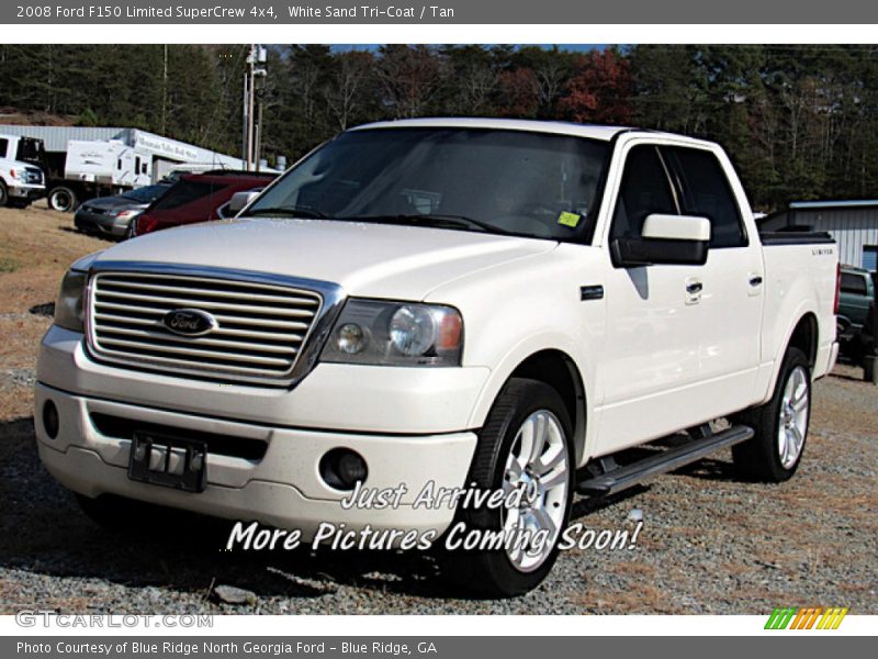 White Sand Tri-Coat / Tan 2008 Ford F150 Limited SuperCrew 4x4