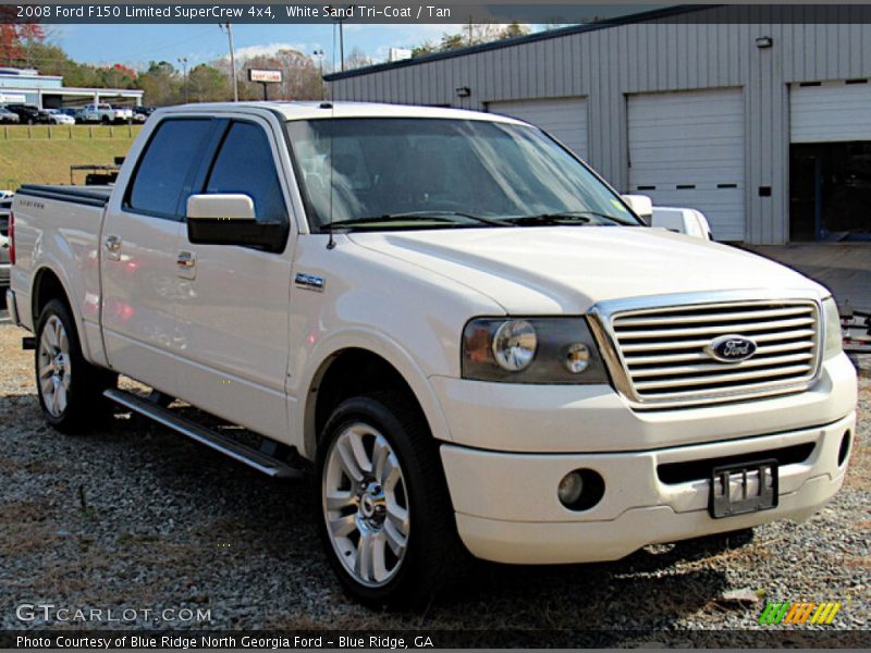 White Sand Tri-Coat / Tan 2008 Ford F150 Limited SuperCrew 4x4