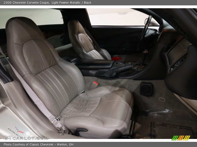 Light Pewter Metallic / Black 2000 Chevrolet Corvette Coupe