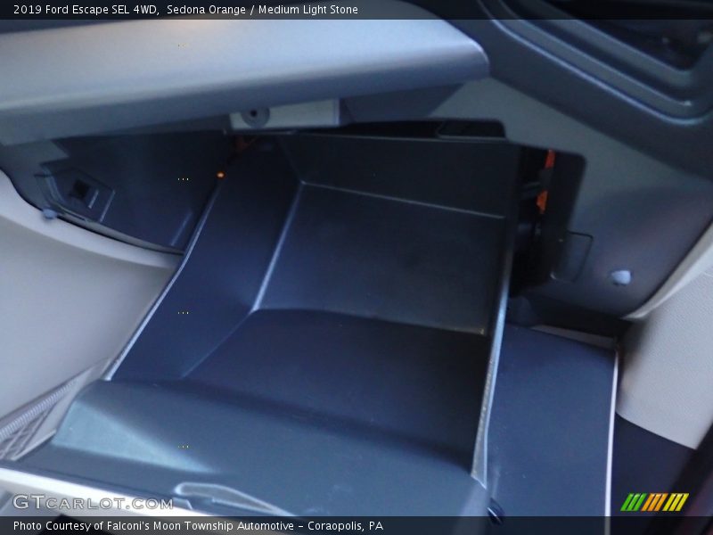 Sedona Orange / Medium Light Stone 2019 Ford Escape SEL 4WD