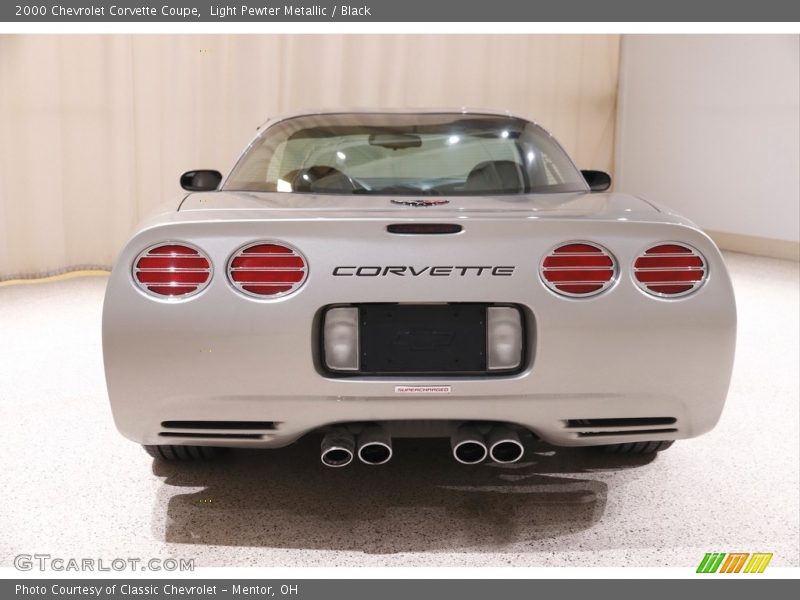 Light Pewter Metallic / Black 2000 Chevrolet Corvette Coupe