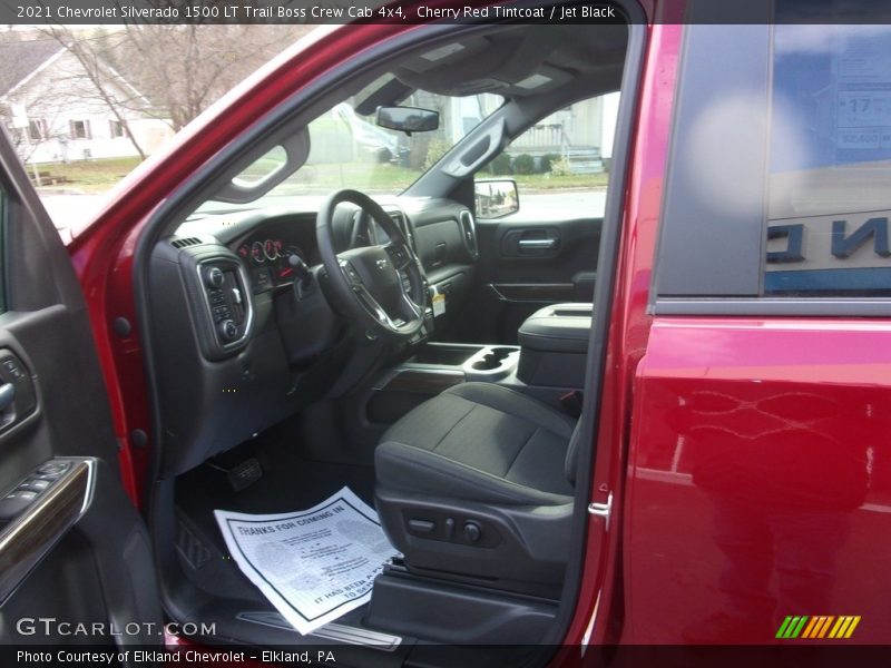Cherry Red Tintcoat / Jet Black 2021 Chevrolet Silverado 1500 LT Trail Boss Crew Cab 4x4