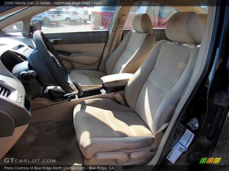 Nighthawk Black Pearl / Ivory 2006 Honda Civic LX Sedan