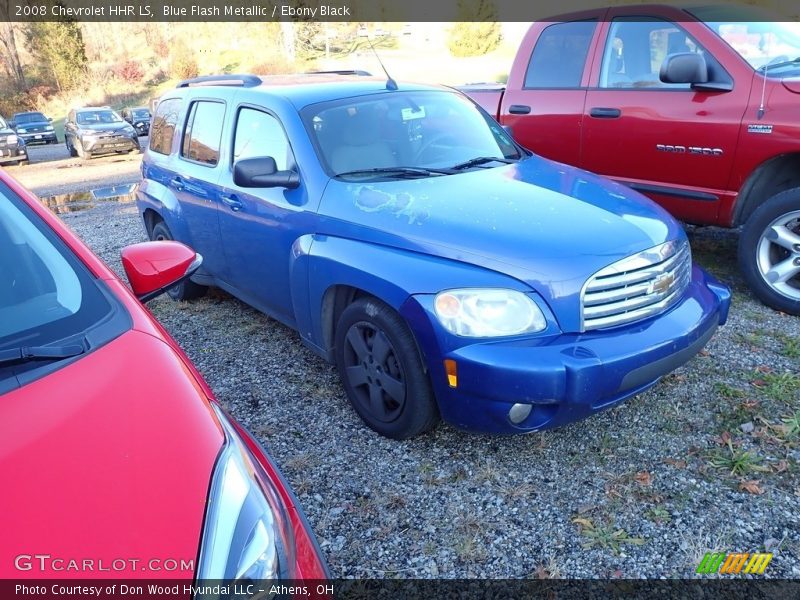 Blue Flash Metallic / Ebony Black 2008 Chevrolet HHR LS