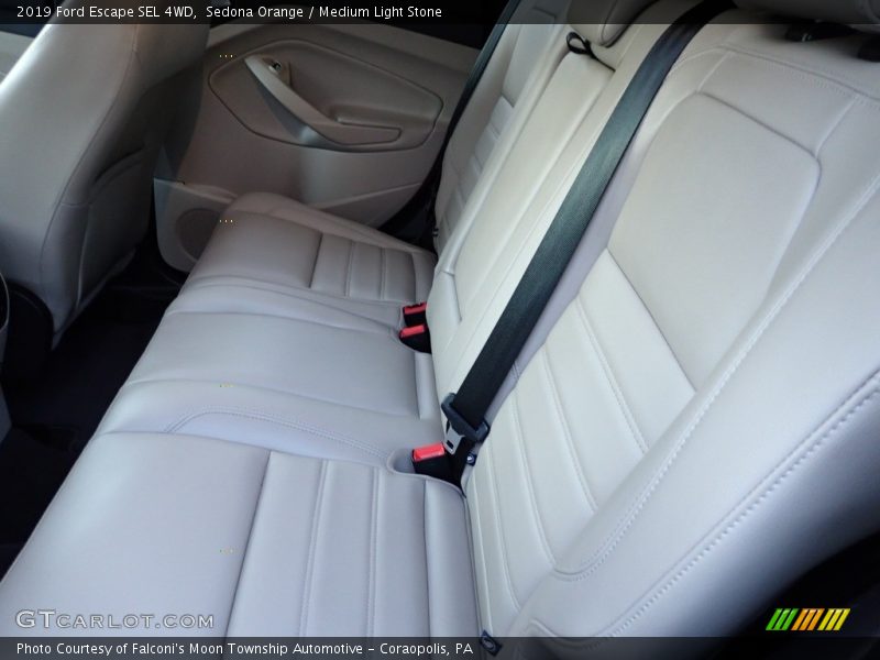 Sedona Orange / Medium Light Stone 2019 Ford Escape SEL 4WD