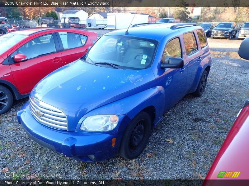 Blue Flash Metallic / Ebony Black 2008 Chevrolet HHR LS