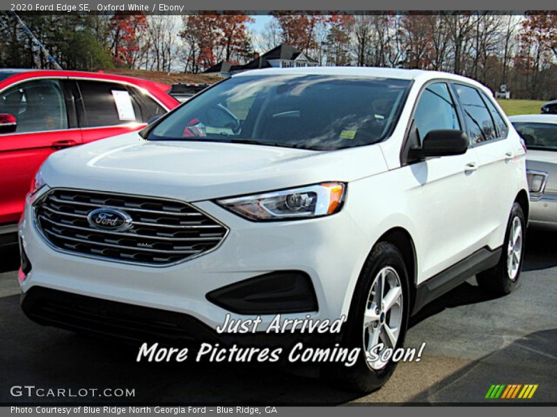 Oxford White / Ebony 2020 Ford Edge SE
