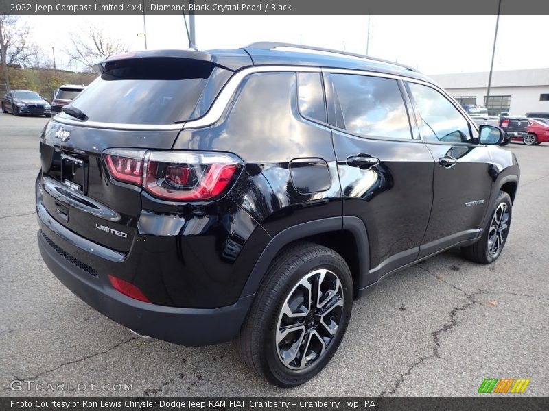 Diamond Black Crystal Pearl / Black 2022 Jeep Compass Limited 4x4