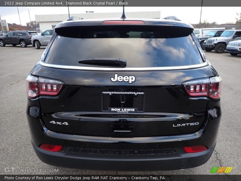 Diamond Black Crystal Pearl / Black 2022 Jeep Compass Limited 4x4