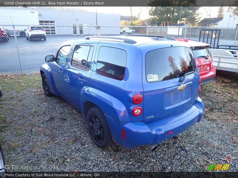 Blue Flash Metallic / Ebony Black 2008 Chevrolet HHR LS