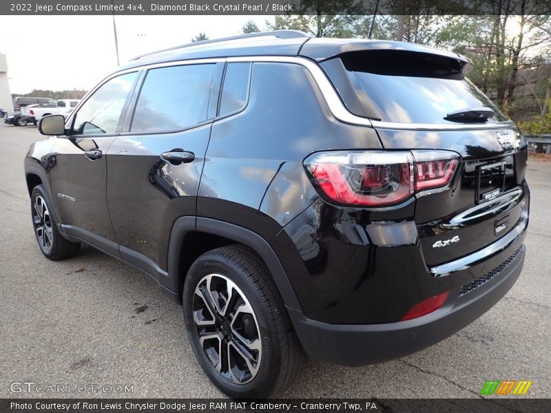 Diamond Black Crystal Pearl / Black 2022 Jeep Compass Limited 4x4