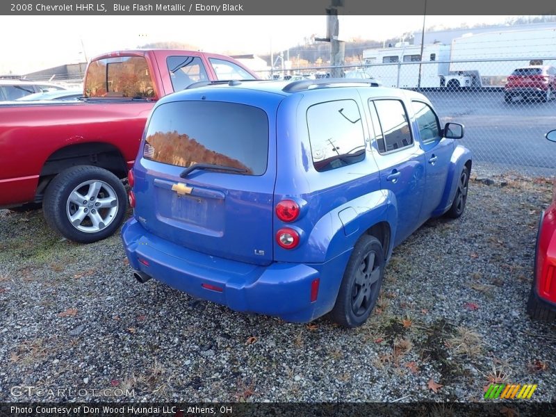 Blue Flash Metallic / Ebony Black 2008 Chevrolet HHR LS