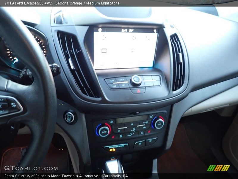 Sedona Orange / Medium Light Stone 2019 Ford Escape SEL 4WD
