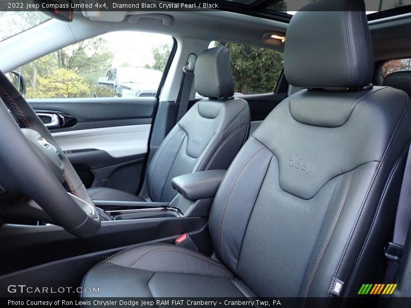 Front Seat of 2022 Compass Limited 4x4