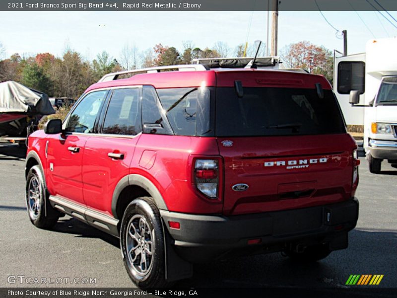 Rapid Red Metallic / Ebony 2021 Ford Bronco Sport Big Bend 4x4