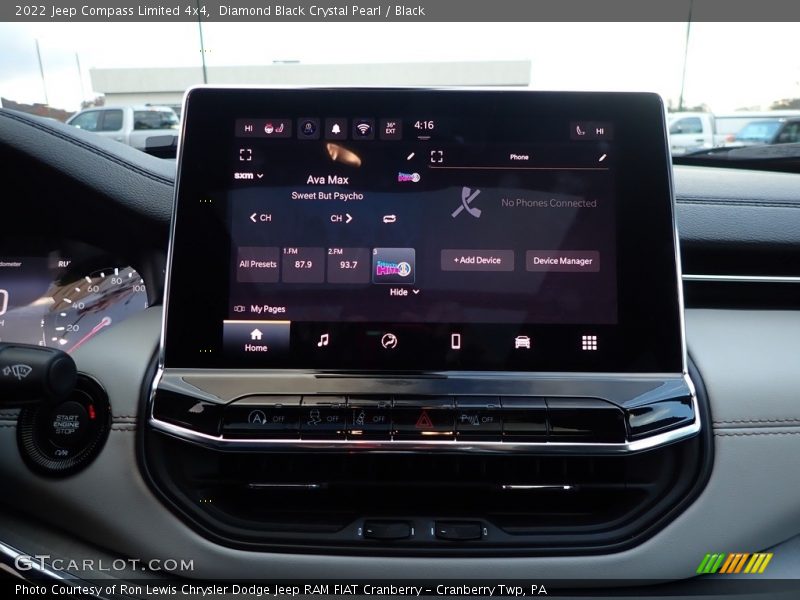 Diamond Black Crystal Pearl / Black 2022 Jeep Compass Limited 4x4