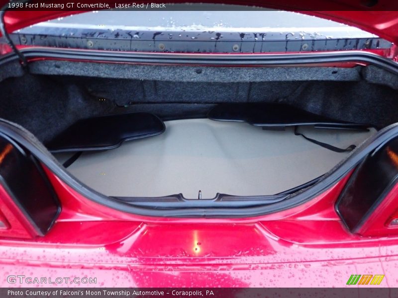 Laser Red / Black 1998 Ford Mustang GT Convertible