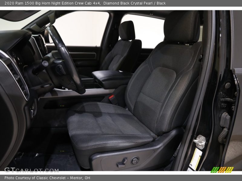 Diamond Black Crystal Pearl / Black 2020 Ram 1500 Big Horn Night Edition Crew Cab 4x4