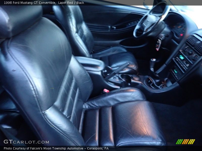Laser Red / Black 1998 Ford Mustang GT Convertible