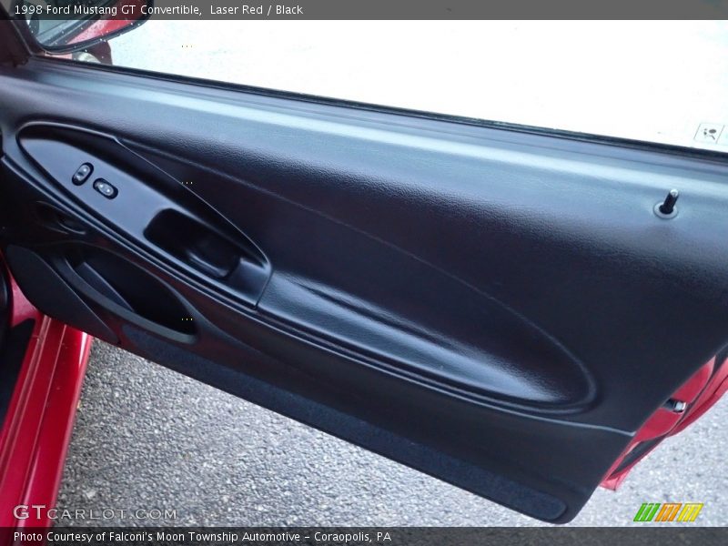 Laser Red / Black 1998 Ford Mustang GT Convertible