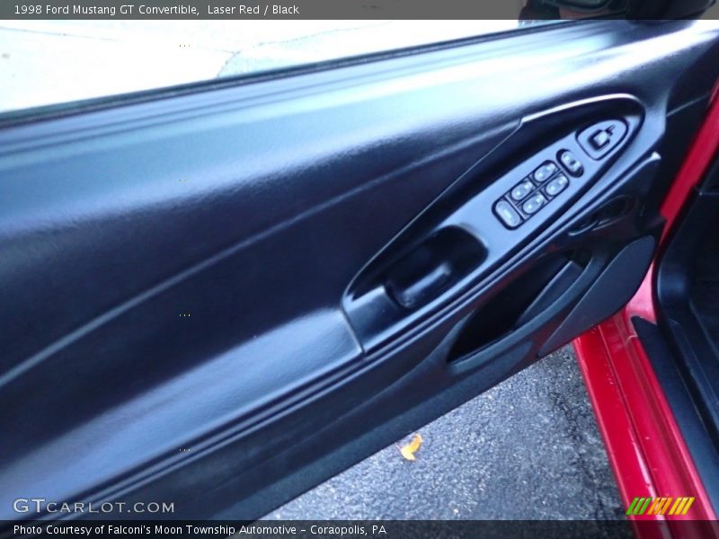 Laser Red / Black 1998 Ford Mustang GT Convertible