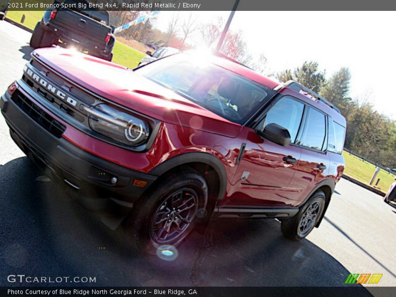 Rapid Red Metallic / Ebony 2021 Ford Bronco Sport Big Bend 4x4