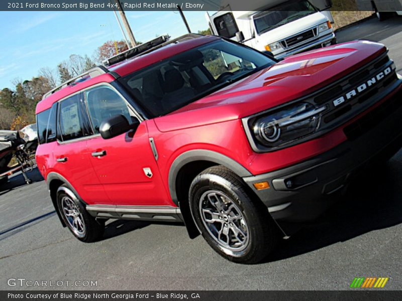 Rapid Red Metallic / Ebony 2021 Ford Bronco Sport Big Bend 4x4