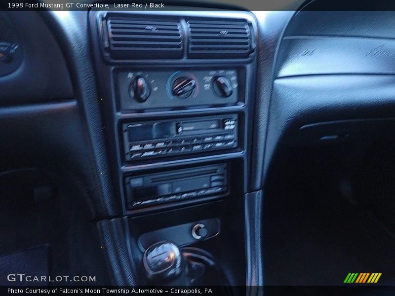 Laser Red / Black 1998 Ford Mustang GT Convertible