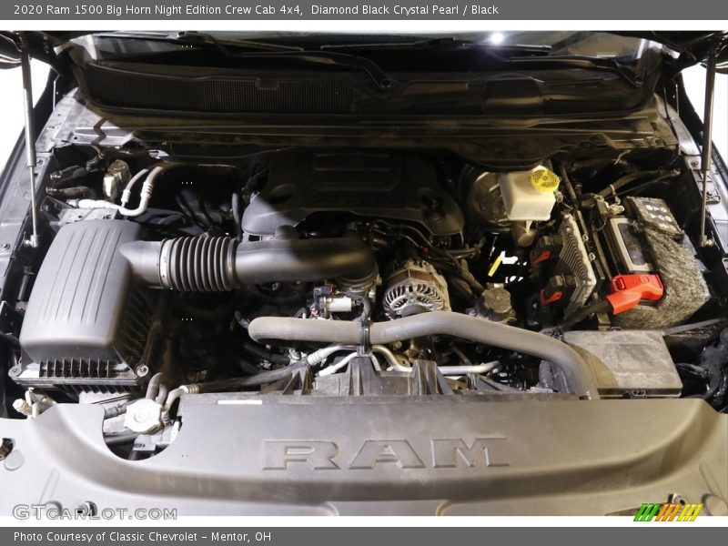 Diamond Black Crystal Pearl / Black 2020 Ram 1500 Big Horn Night Edition Crew Cab 4x4