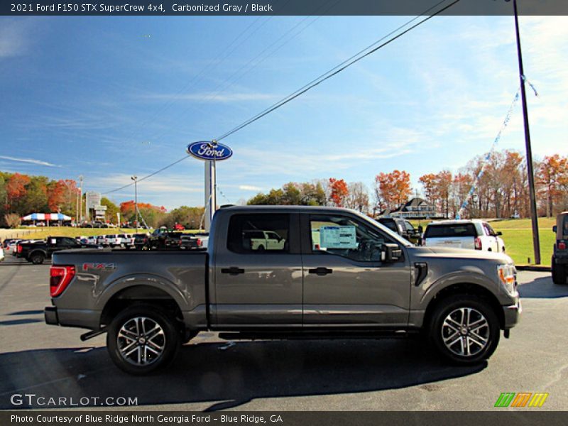 Carbonized Gray / Black 2021 Ford F150 STX SuperCrew 4x4
