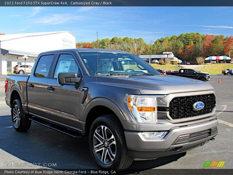 Carbonized Gray / Black 2021 Ford F150 STX SuperCrew 4x4