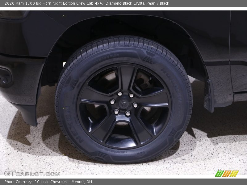 Diamond Black Crystal Pearl / Black 2020 Ram 1500 Big Horn Night Edition Crew Cab 4x4