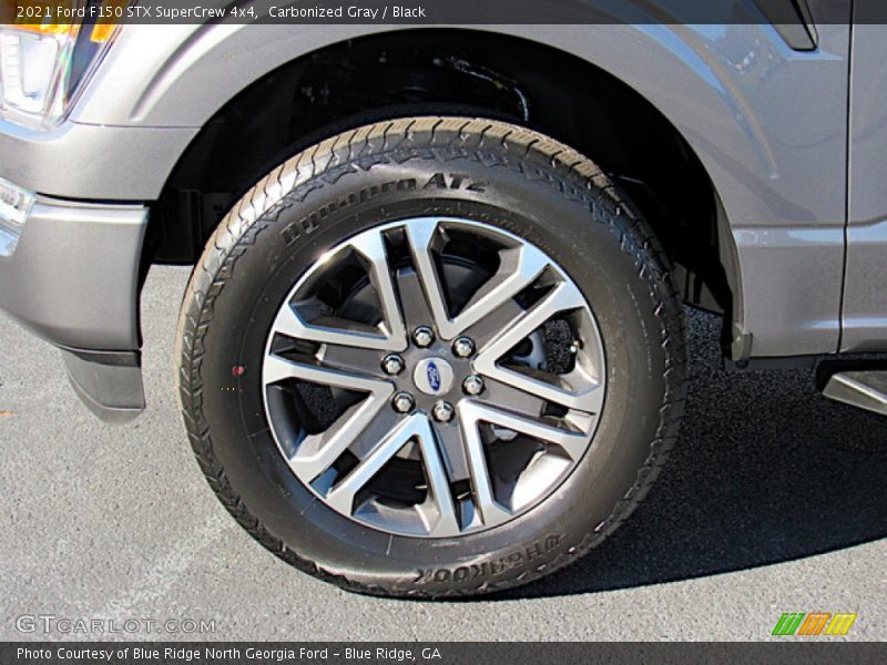 Carbonized Gray / Black 2021 Ford F150 STX SuperCrew 4x4