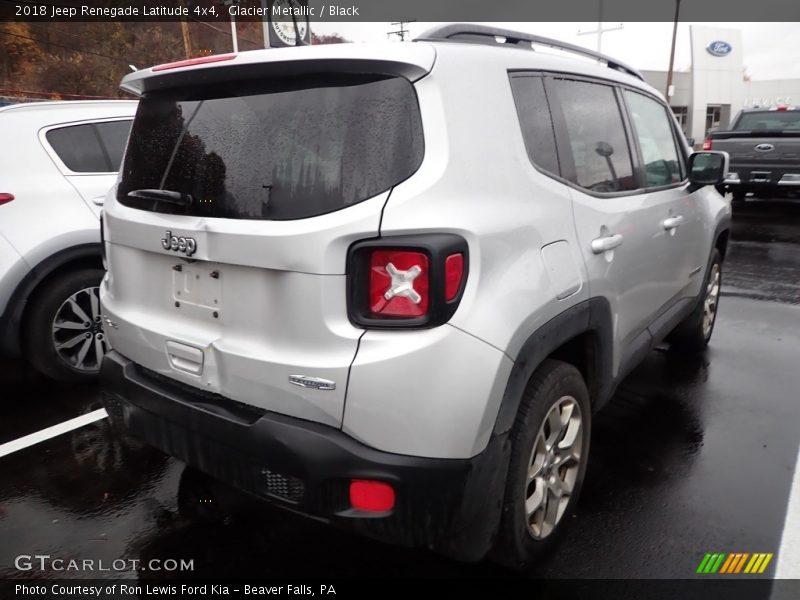 Glacier Metallic / Black 2018 Jeep Renegade Latitude 4x4