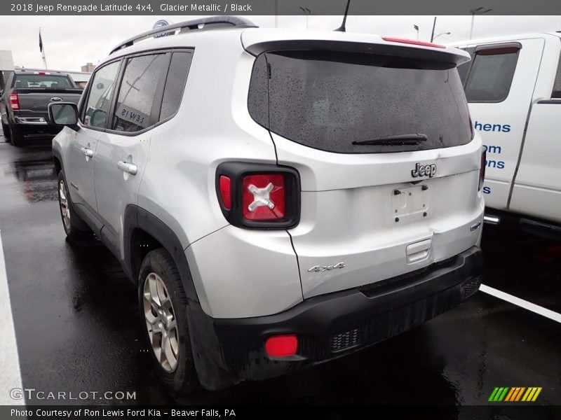 Glacier Metallic / Black 2018 Jeep Renegade Latitude 4x4