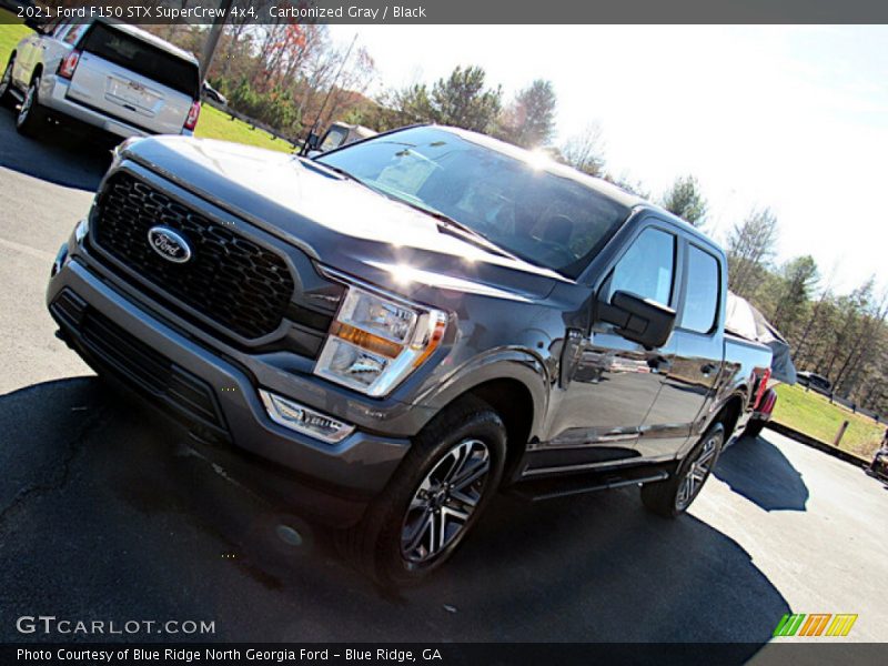 Carbonized Gray / Black 2021 Ford F150 STX SuperCrew 4x4