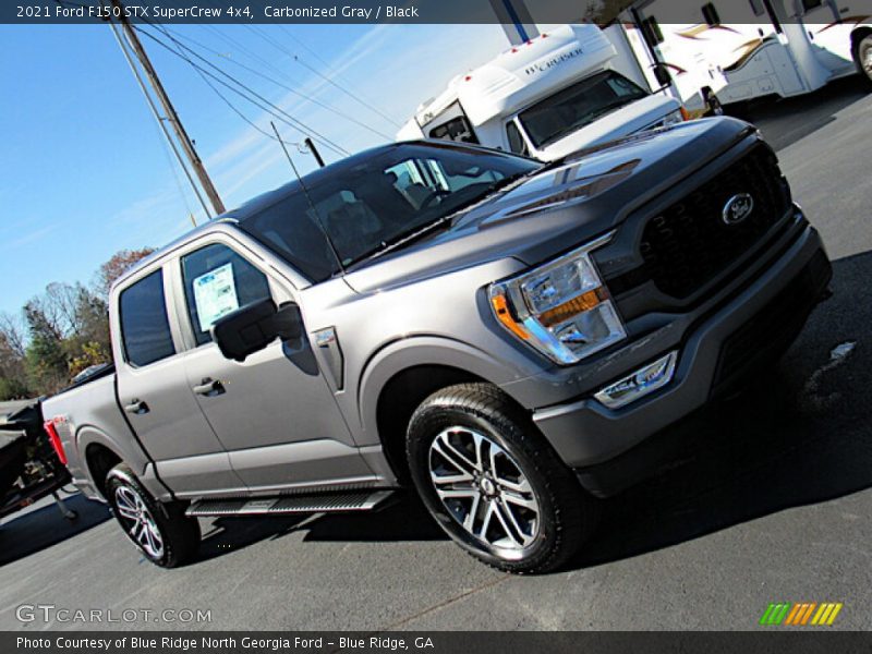 Carbonized Gray / Black 2021 Ford F150 STX SuperCrew 4x4