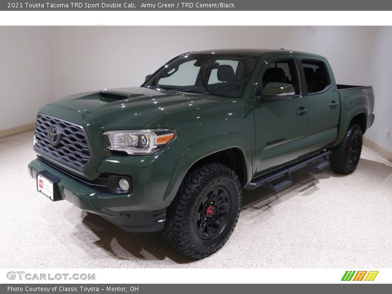 Army Green / TRD Cement/Black 2021 Toyota Tacoma TRD Sport Double Cab