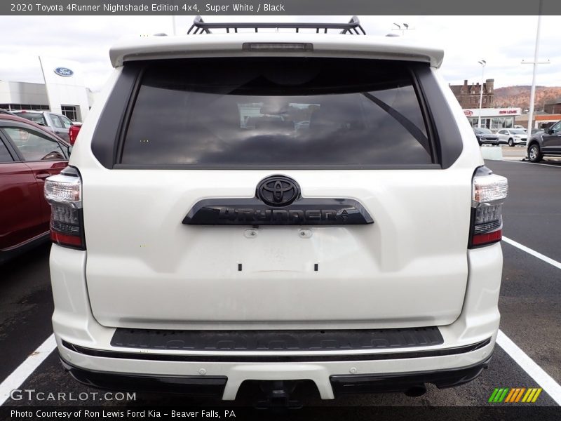 Super White / Black 2020 Toyota 4Runner Nightshade Edition 4x4