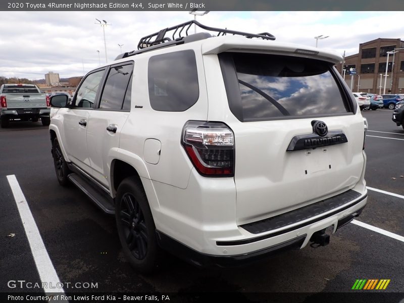 Super White / Black 2020 Toyota 4Runner Nightshade Edition 4x4