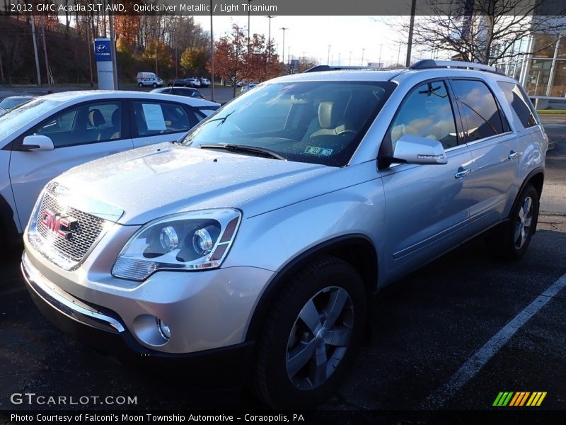 Quicksilver Metallic / Light Titanium 2012 GMC Acadia SLT AWD