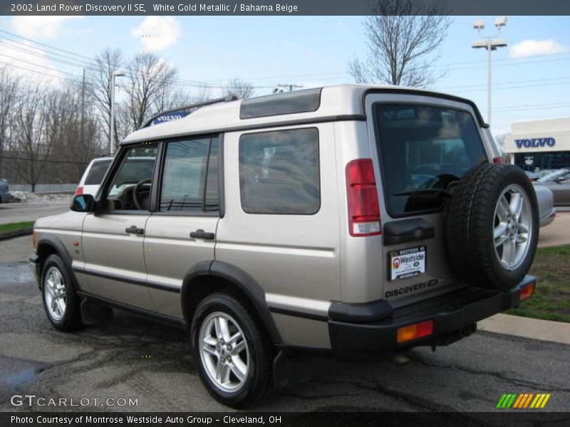 White Gold Metallic / Bahama Beige 2002 Land Rover Discovery II SE