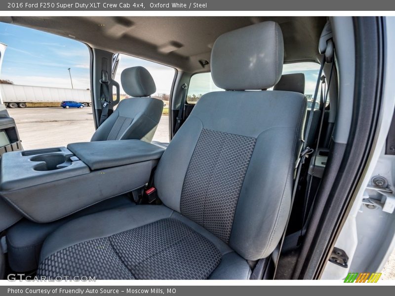 Oxford White / Steel 2016 Ford F250 Super Duty XLT Crew Cab 4x4