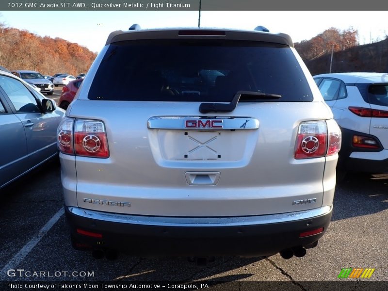 Quicksilver Metallic / Light Titanium 2012 GMC Acadia SLT AWD